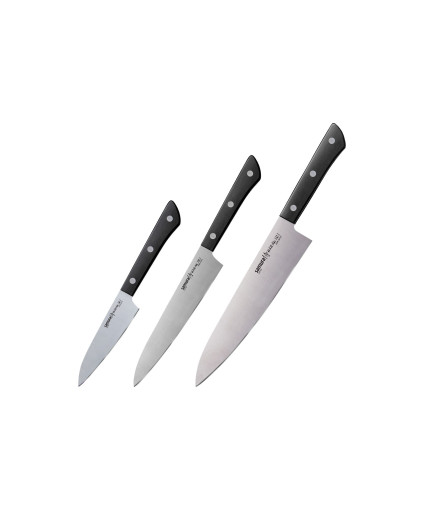 Набір кухонних ножів з 3-х предметів Samura Harakiri (SHR-0220B) Набір кухонних ножів з 3-х предметів Samura Harakiri (SHR-0220B)