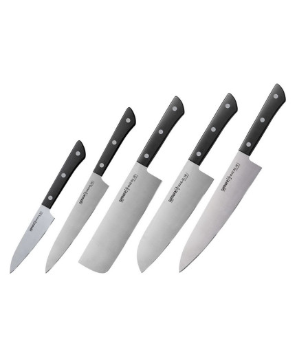 Набір із 5 кухонних ножів Samura Harakiri (SHR-0250B)
