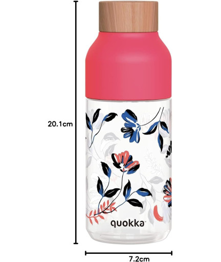 Пляшка для води 570 мл Quokka Blooms (06996)