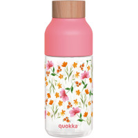 Пляшка для води 570 мл Quokka Pink Flowers (06997)