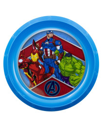 Тарілка дитяча пластикова 21,5 х 21,5 х 1,9 см Stor Avengers (74112)