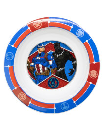 Тарілка дитяча пластикова 16х16х4 см Stor Avengers (74146)